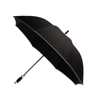 Birdy, parapluie golf publicitaire à toile noire, personnalisable avec votre logo