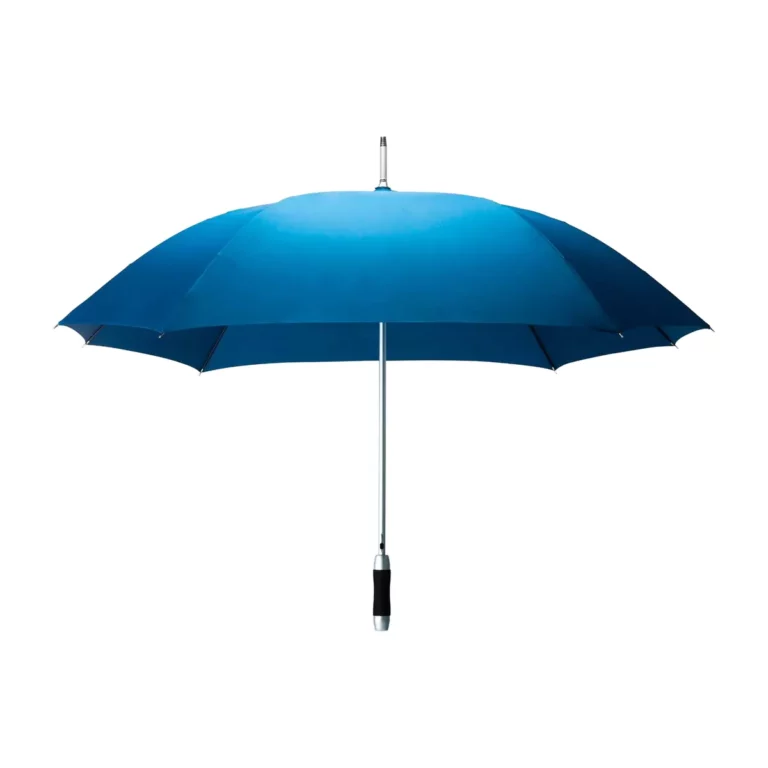 Duo, parapluie golf publicitaire à toile bleu roi, personnalisable avec votre logo