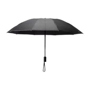 Light cover, parapluie pliant publicitaire à toile noire, personnalisable avec votre logo