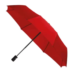 Reflex, parapluie pliant publicitaire à toile rouge, personnalisable avec votre logo